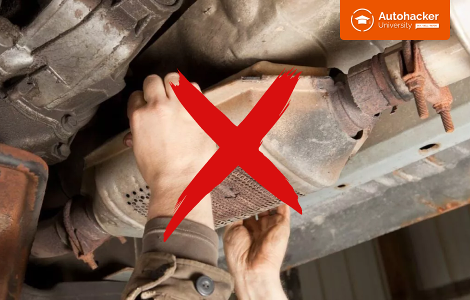 Missing Catalytic Converter at Copart