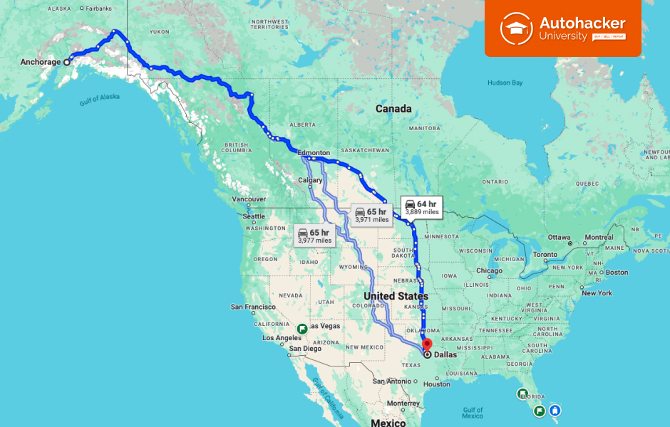 How to Ship a Car from Alaska to the Inland USA