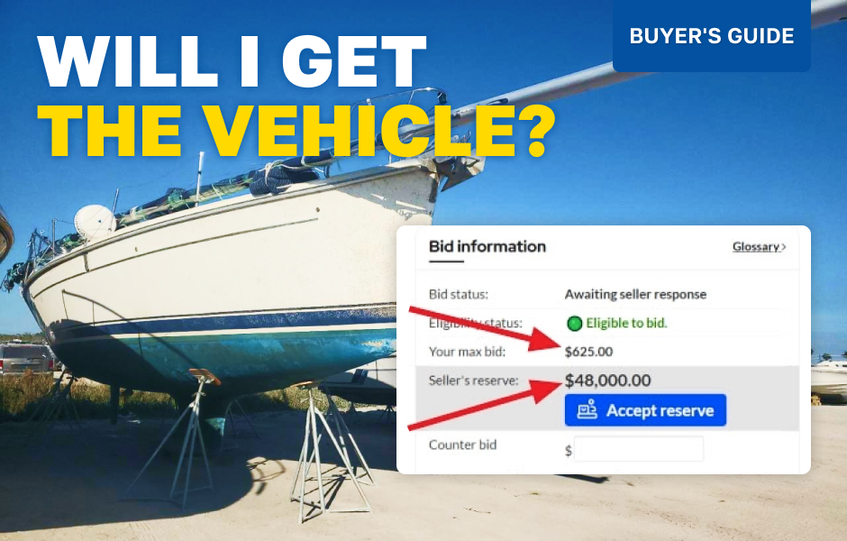 I Won The Auction With a $625 Bid, But the Seller’s Reserve is $48,000 – Will I Get The Vehicle?