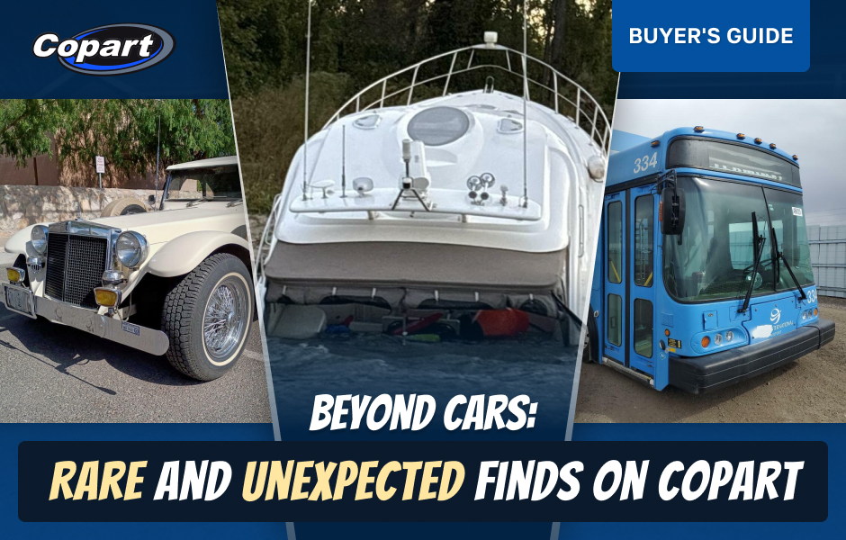 Beyond Cars: Rare and Unexpected Finds on Copart