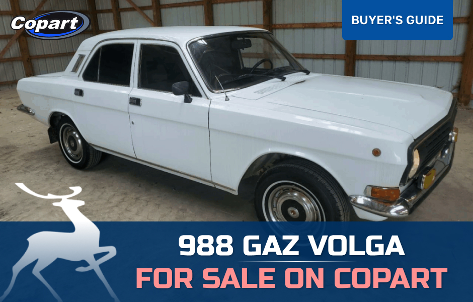 A Soviet Icon: 1988 GAZ Volga for Sale on Copart