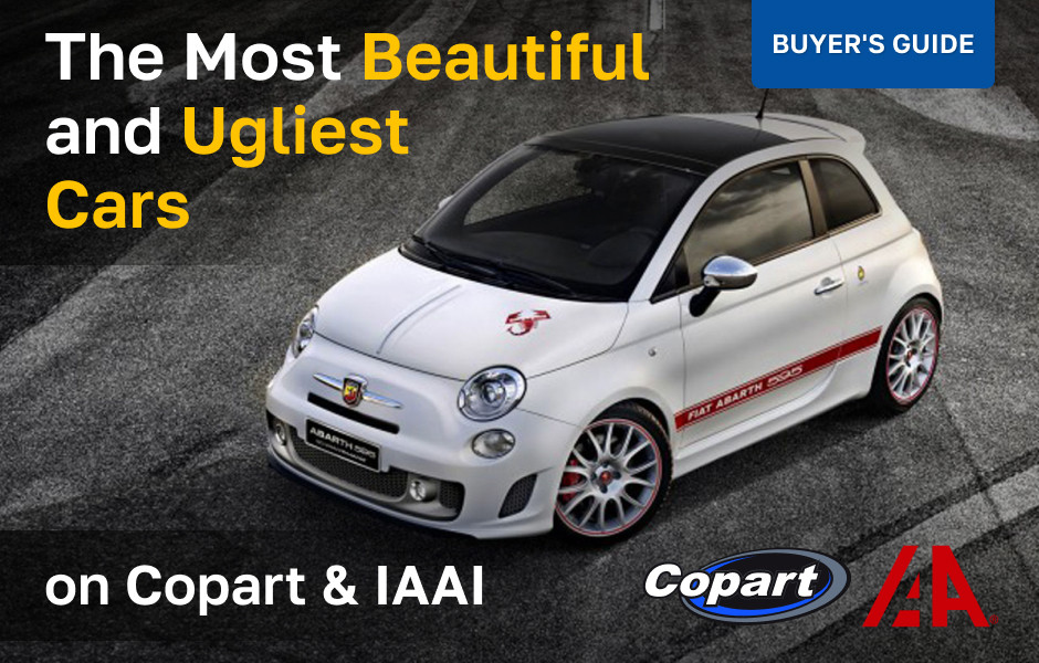 The Most Beautiful and Ugliest Cars on Copart & IAAI