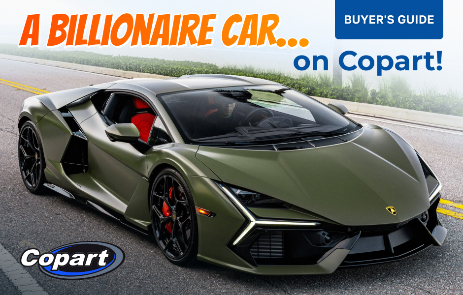 A billionaire car… on Copart!