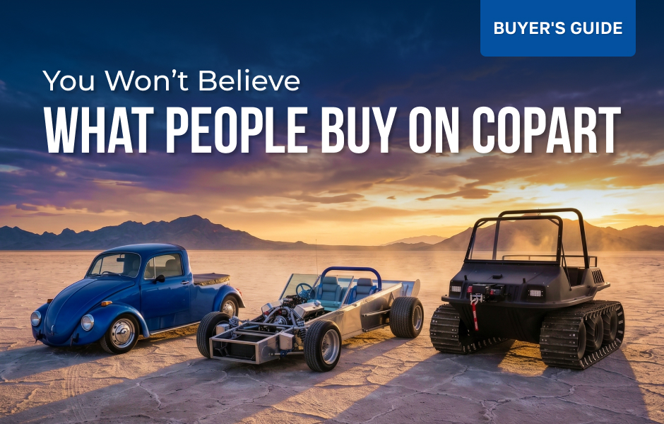 You Won’t Believe What People Buy on Copart