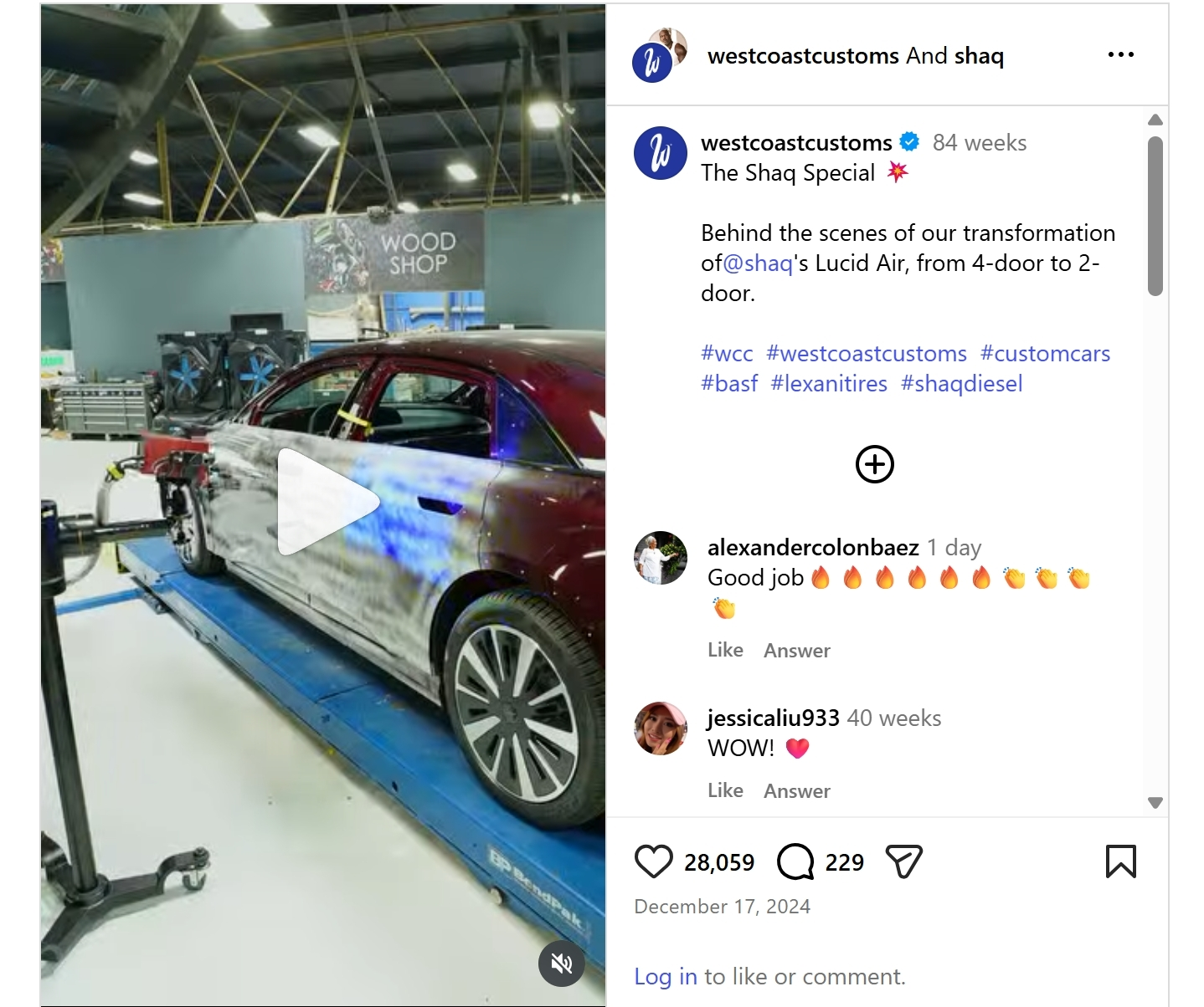 Shaq’s One-of-One Lucid Is at Copart – you Could Steal It!