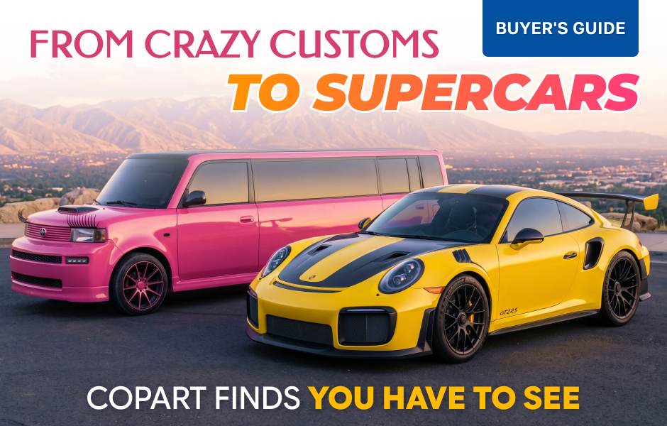 From Crazy Customs to Supercars: Copart Finds You Have to See