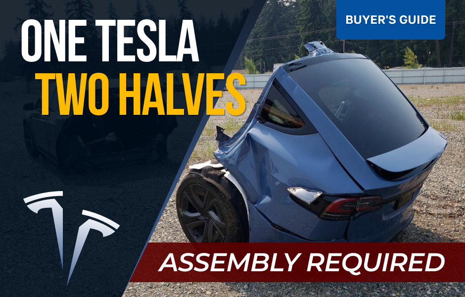 One Tesla. Two Halves. Assembly Required.