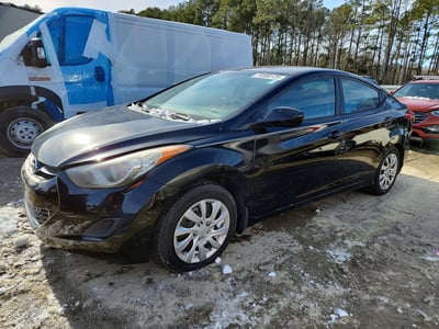 KMHDH4AE1DU****** 2013 Hyundai Elantra