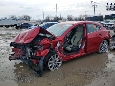 JM1BM1M38E1****** 2014 Mazda 3
