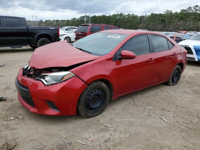 5YFBURHE8GP****** 2016 Toyota Corolla