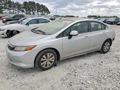2HGFB2F5XCH****** 2012 Honda Civic