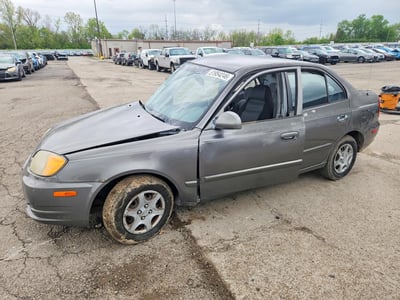 KMHCG45C45U****** 2005 Hyundai Accent
