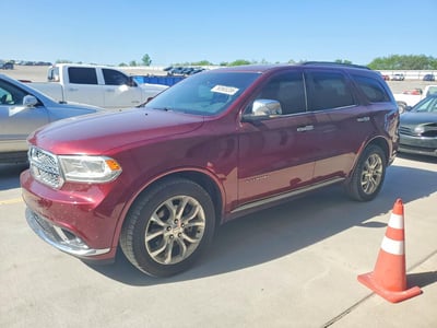 1C4SDJET3GC****** 2016 Dodge Durango