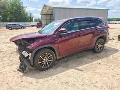 5TDKZRFH4HS****** 2017 Toyota Highlander