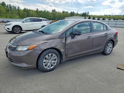 2HGFB2F51CH****** 2012 Honda Civic