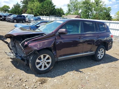 5TDBK3EH6CS****** 2012 Toyota Highlander