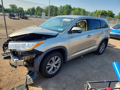 5TDBKRFH9ES****** 2014 Toyota Highlander