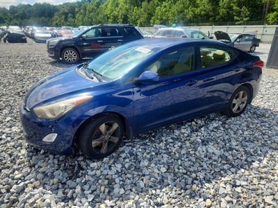 KMHDH4AE3DU****** 2013 Hyundai Elantra