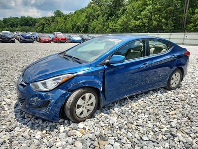 KMHDH4AE6GU****** 2016 Hyundai Elantra