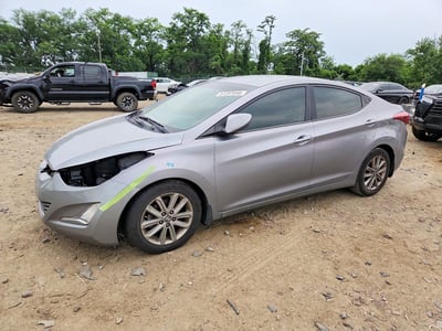 5NPDH4AEXGH****** 2016 Hyundai Elantra