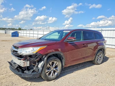 5TDJKRFH7FS****** 2015 Toyota Highlander