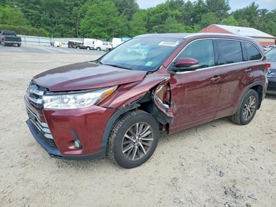 5TDJZRFH6HS****** 2017 Toyota Highlander
