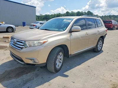 5TDBK3EH4DS****** 2013 Toyota Highlander