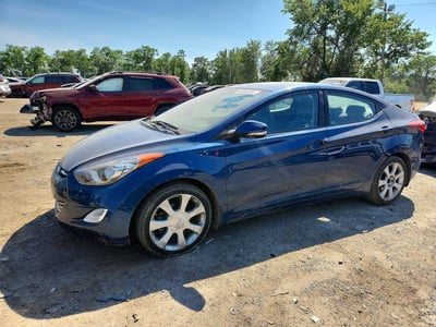 KMHDH4AE9DU****** 2013 Hyundai Elantra