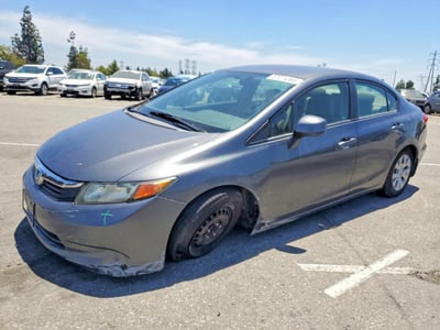 2HGFB2F5XCH****** 2012 Honda Civic