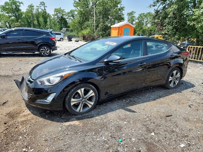 KMHDH4AHXFU****** 2015 Hyundai Elantra