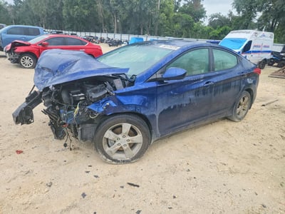 KMHDH4AE3DU****** 2013 Hyundai Elantra