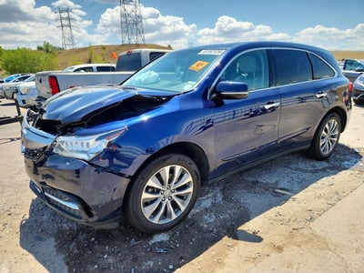 5FRYD4H41EB****** 2014 Acura MDX