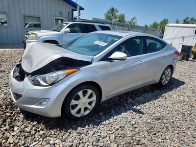 KMHDH4AE1DU****** 2013 Hyundai Elantra