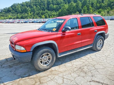 1D4HS38N43F****** 2003 Dodge Durango