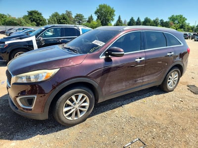5XYPG4A3XGG****** 2016 Kia Sorento
