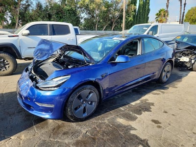 5YJ3E1EB8NF****** 2022 Tesla Model 3