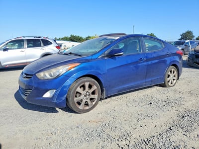 KMHDH4AE3DU****** 2013 Hyundai Elantra