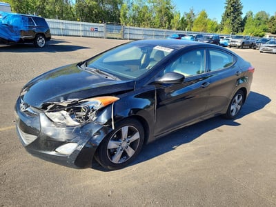 KMHDH4AE6DU****** 2013 Hyundai Elantra