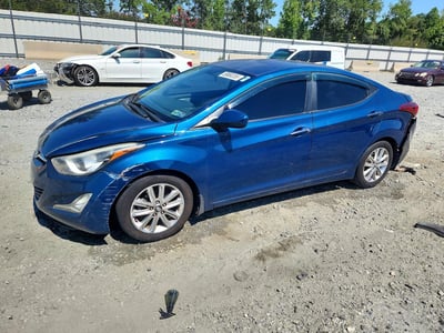 KMHDH4AEXFU****** 2015 Hyundai Elantra