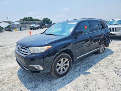 5TDBK3EH1CS****** 2012 Toyota Highlander