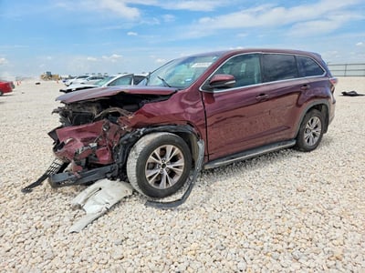 5TDZKRFH2GS****** 2016 Toyota Highlander