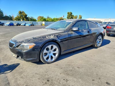 WBAEH13476C****** 2006 BMW 6 Series