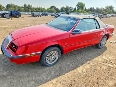 1C3XU4538NF****** 1992 Chrysler LeBaron