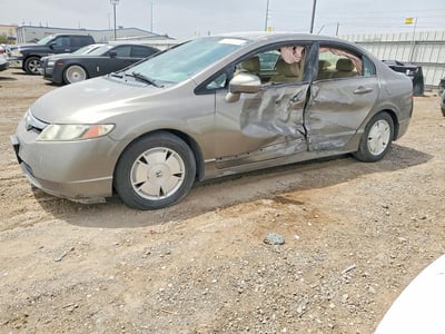 JHMFA36287S****** 2007 Honda Civic Hybrid