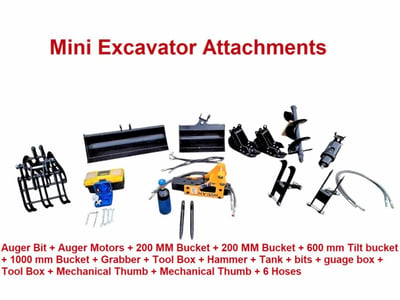 2026 Others Mini Excavator Attachments: