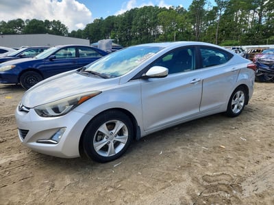 KMHDH4AE6GU****** 2016 Hyundai Elantra