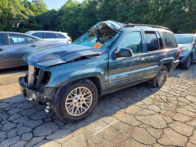 1J8GX58S44C****** 2004 Jeep Grand Cherokee