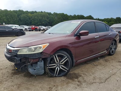 1HGCR2F54GA****** 2016 Honda Accord
