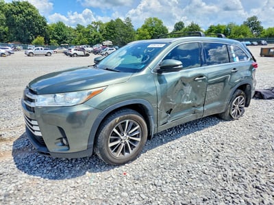 5TDKZRFH3JS****** 2018 Toyota Highlander