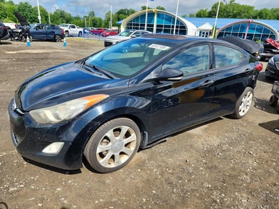 KMHDH4AE1DU****** 2013 Hyundai Elantra
